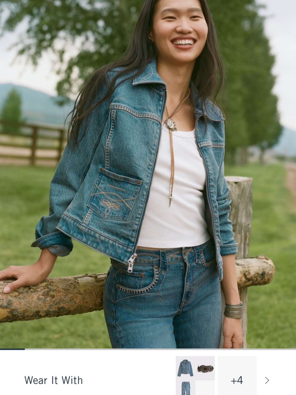 Abercrombie & Fitch Blue Denim Jean Jacket